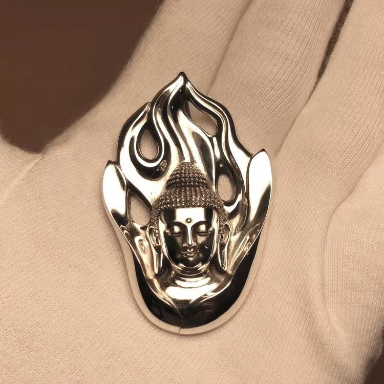 Flames of Awareness Buddha Amulet