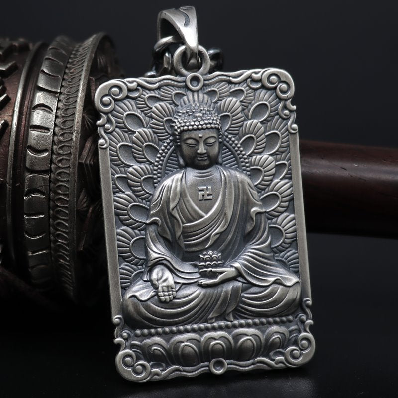 Framed Charity Amitabha Buddha Pendant