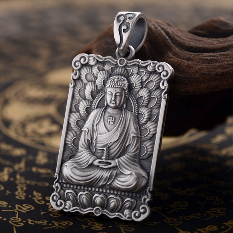 Framed Concentration Amitabha Pendant