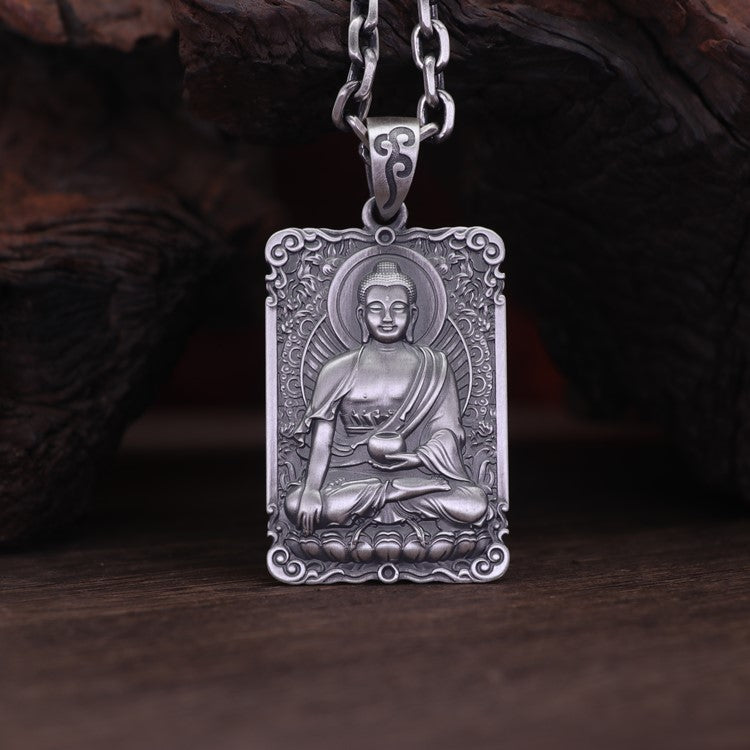 Framed Medicine Buddha Pendant