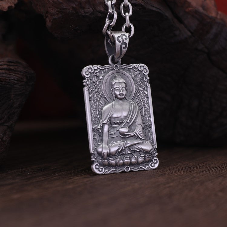 Framed Medicine Buddha Pendant