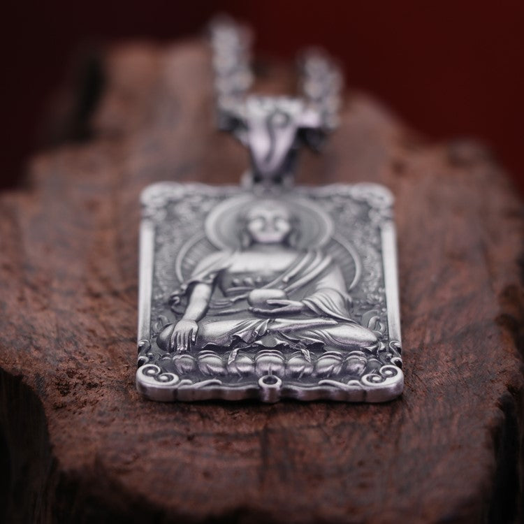 Framed Medicine Buddha Pendant