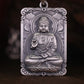 Framed Silver Buddha Pendant