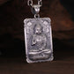 Framed Silver Buddha Pendant