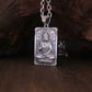 Framed Silver Buddha Pendant