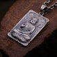 Framed Silver Buddha Pendant