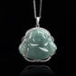 Genuine Green Jade Buddha Pendant