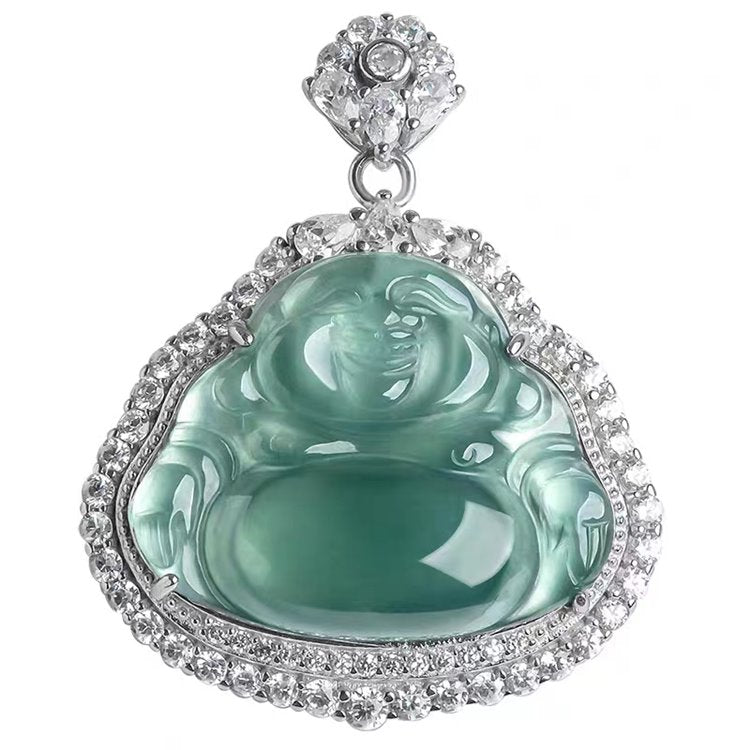 Genuine Jade Buddha Necklace