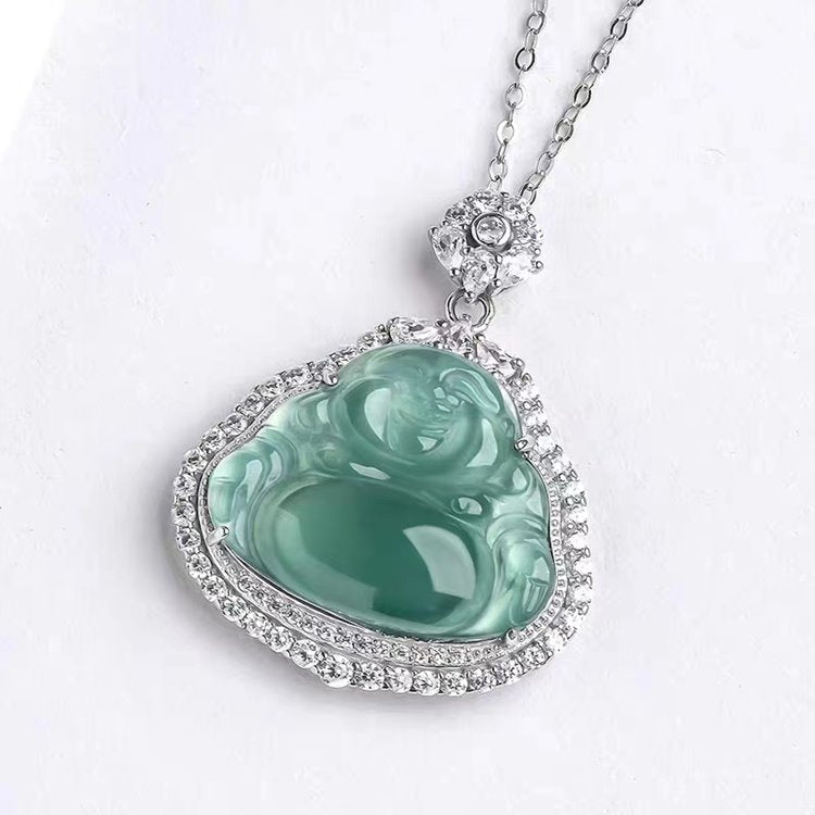 Genuine Jade Buddha Necklace