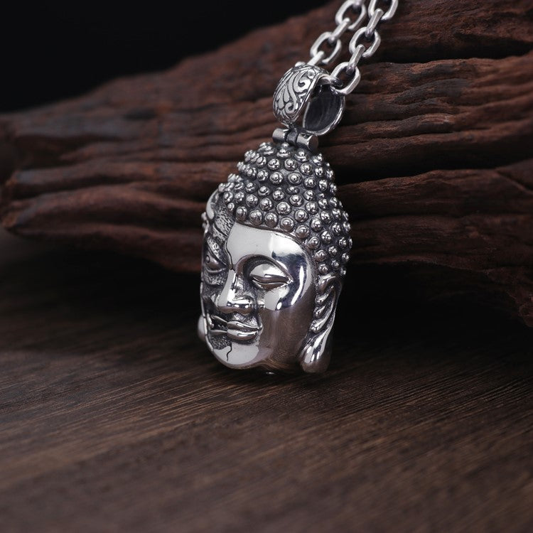 Half Buddha Half Demon Pendant