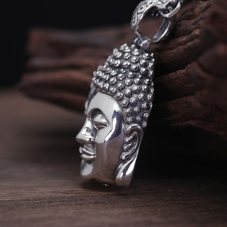 Half Buddha Half Demon Pendant