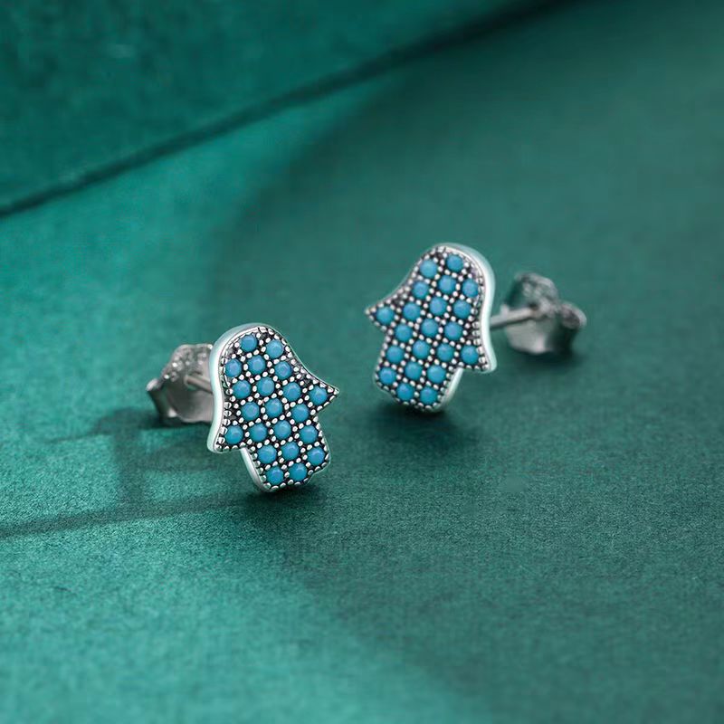 Hamsa Earrings