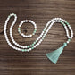 Howlite Amazonite Mala Meditation Beads