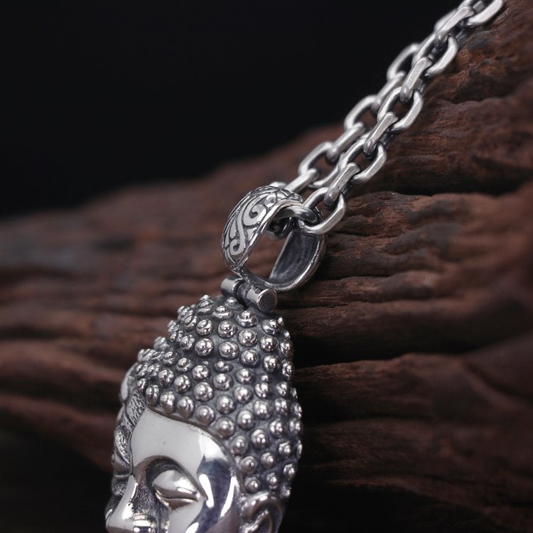Half Buddha Half Demon Pendant