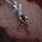 Brass Pronged Vajra Pendant