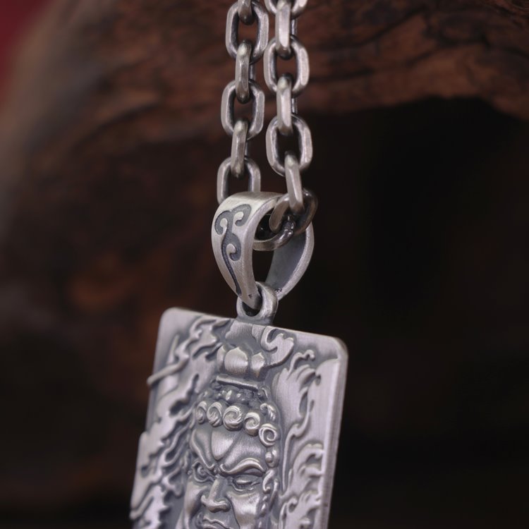 Framed Frightening Demons Acala Necklace