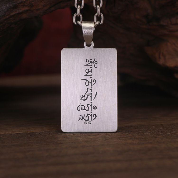 Framed Frightening Demons Acala Necklace