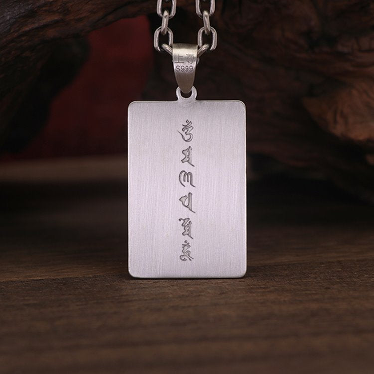 Framed Frightening Demons Acala Necklace