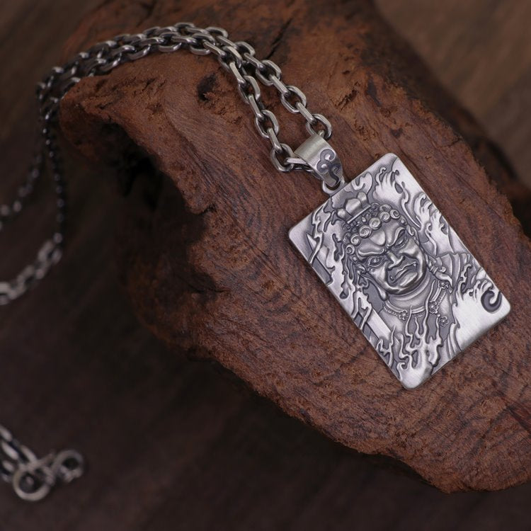 Framed Frightening Demons Acala Necklace