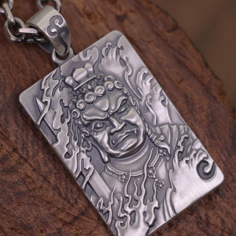 Framed Frightening Demons Acala Necklace