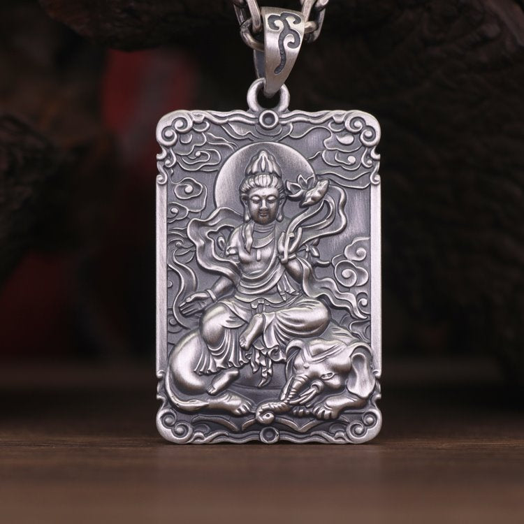 Framed Authentic Buddha Pendant