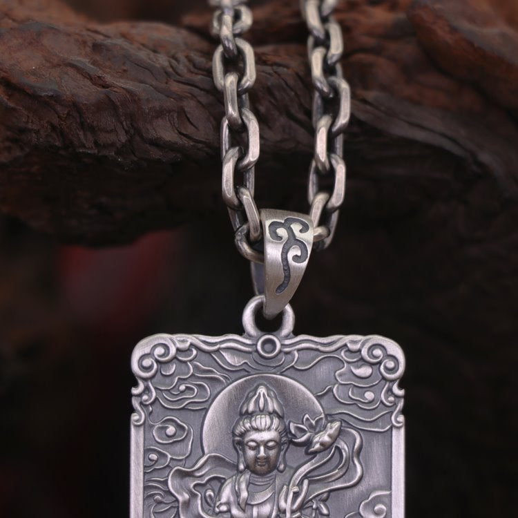 Framed Authentic Buddha Pendant
