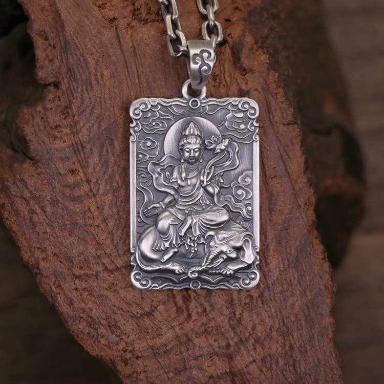 Framed Authentic Buddha Pendant
