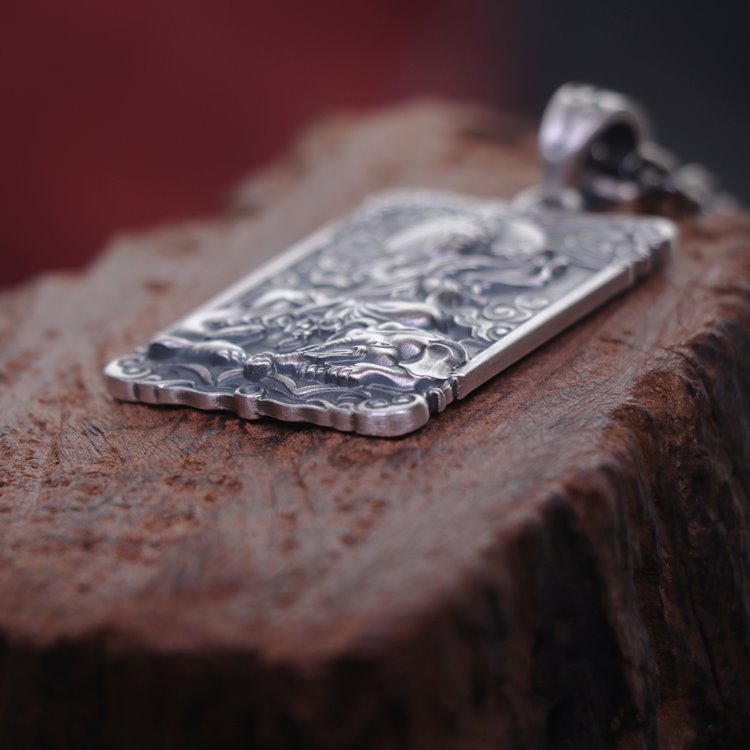 Framed Authentic Buddha Pendant