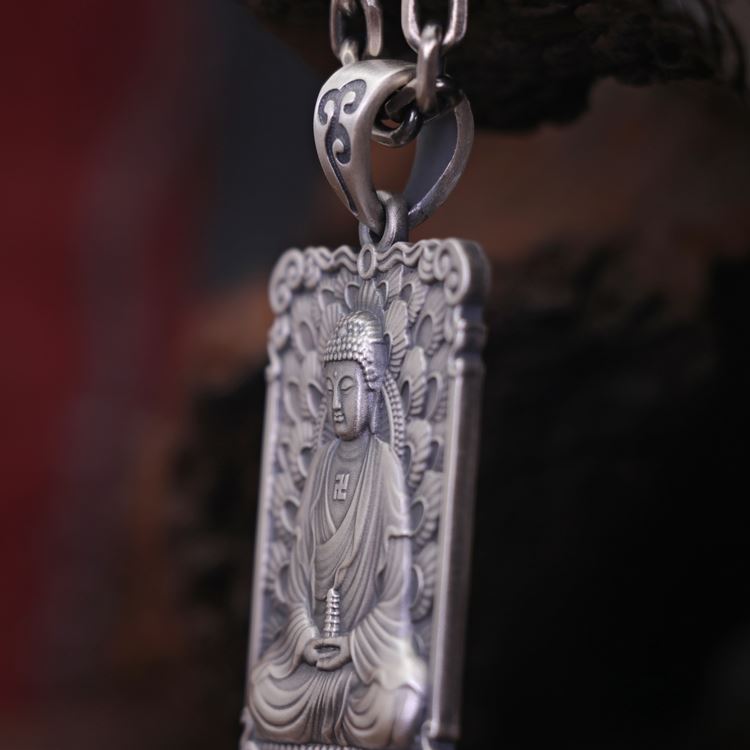 Framed Concentration Amitabha Pendant