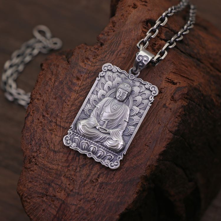 Framed Concentration Amitabha Pendant