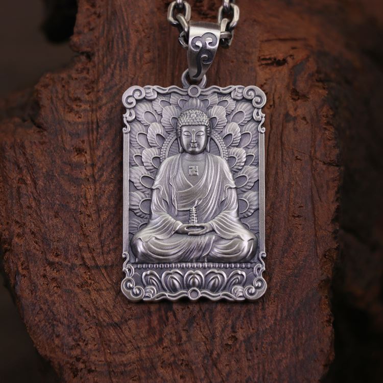 Framed Concentration Amitabha Pendant