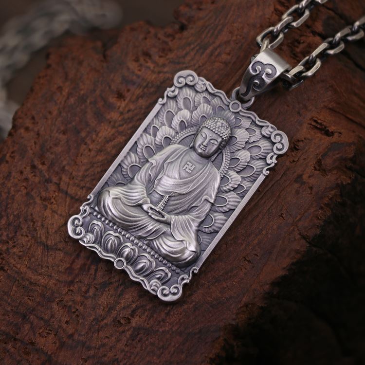 Framed Concentration Amitabha Pendant