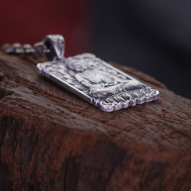 Framed Concentration Amitabha Pendant