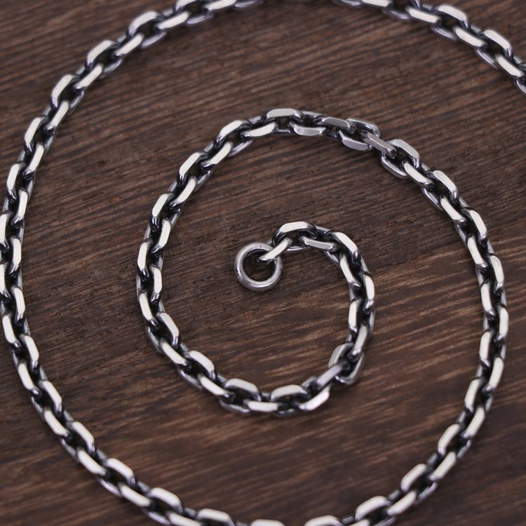 Cable Chain Hook and Eye Clasp 3mm/4mm/5mm