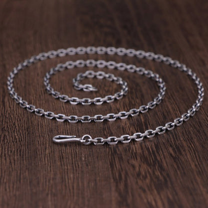 Cable Chain Hook and Eye Clasp 3mm/4mm/5mm