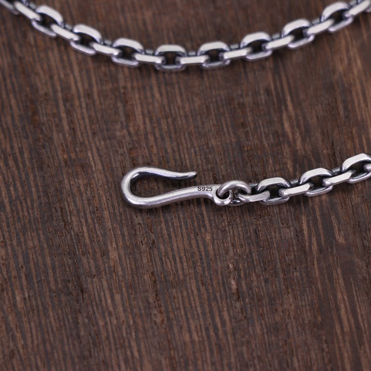 Cable Chain Hook and Eye Clasp 3mm/4mm/5mm