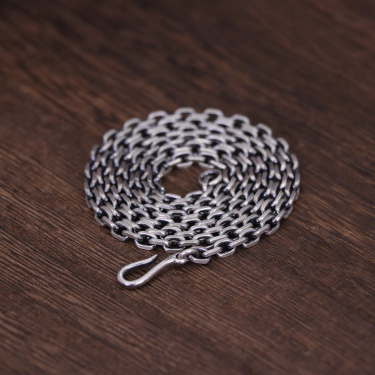 Cable Chain Hook and Eye Clasp 3mm/4mm/5mm