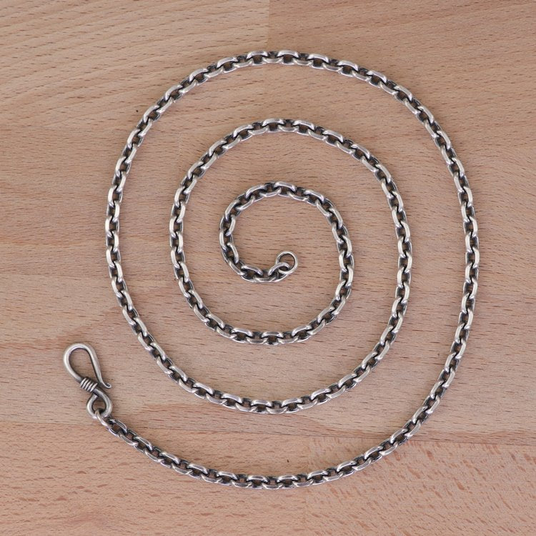 Cable Chain Hook and Eye Clasp 5mm