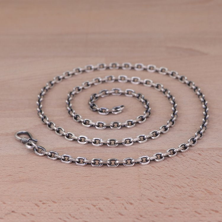 Cable Chain Hook and Eye Clasp 5mm