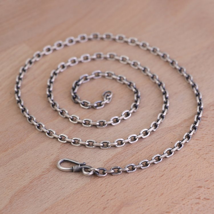 Cable Chain Hook and Eye Clasp 5mm