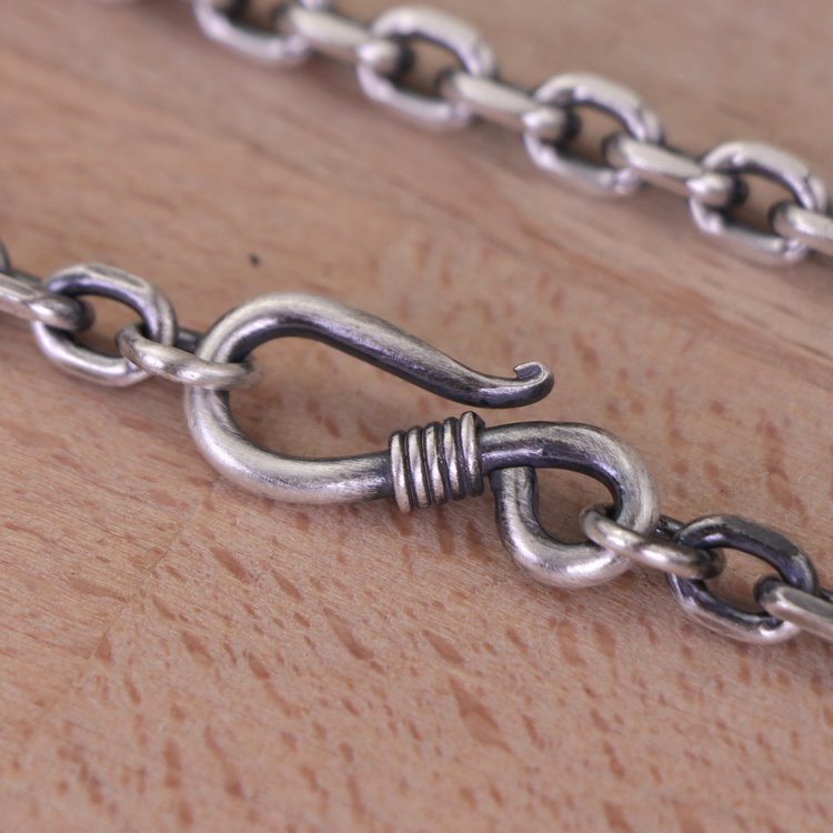 Cable Chain Hook and Eye Clasp 5mm