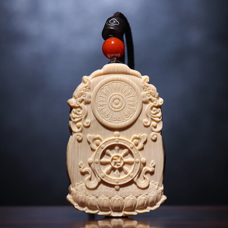 Immovable One Ivory Fudo Myo o Pendant