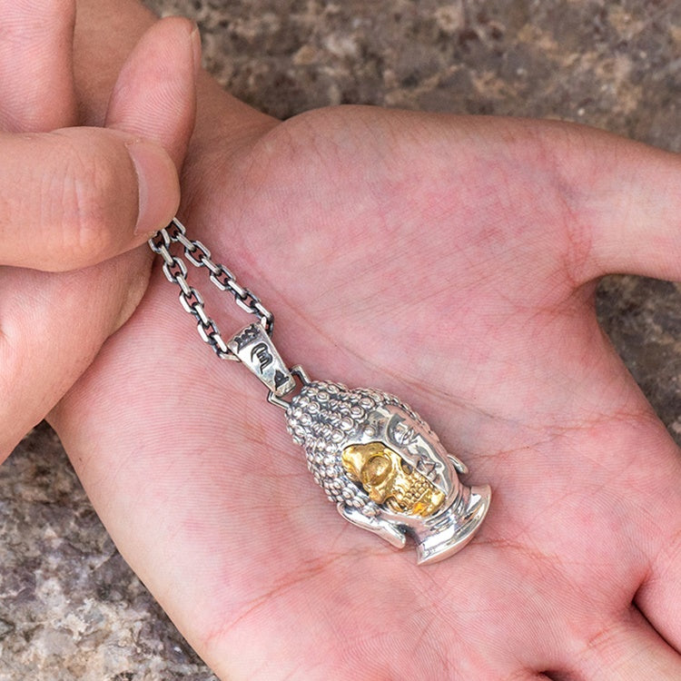 Impermanence Buddha Head Pendant