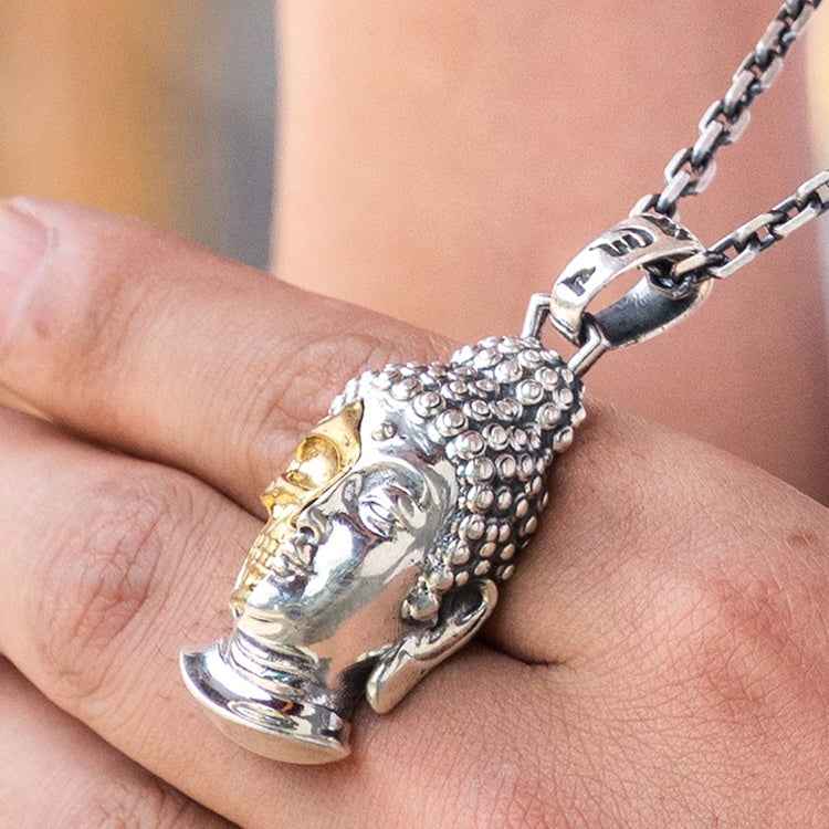 Impermanence Buddha Head Pendant