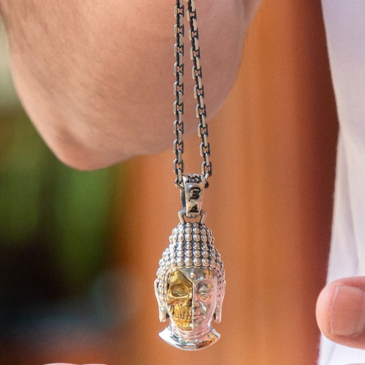 Impermanence Buddha Head Pendant