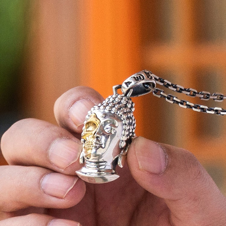 Impermanence Buddha Head Pendant