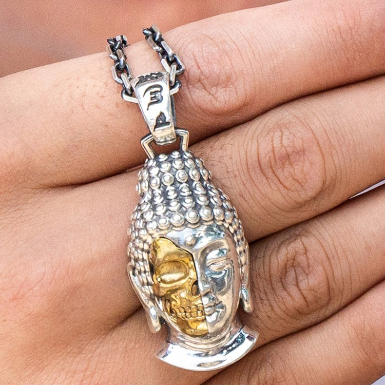 Impermanence Buddha Head Pendant