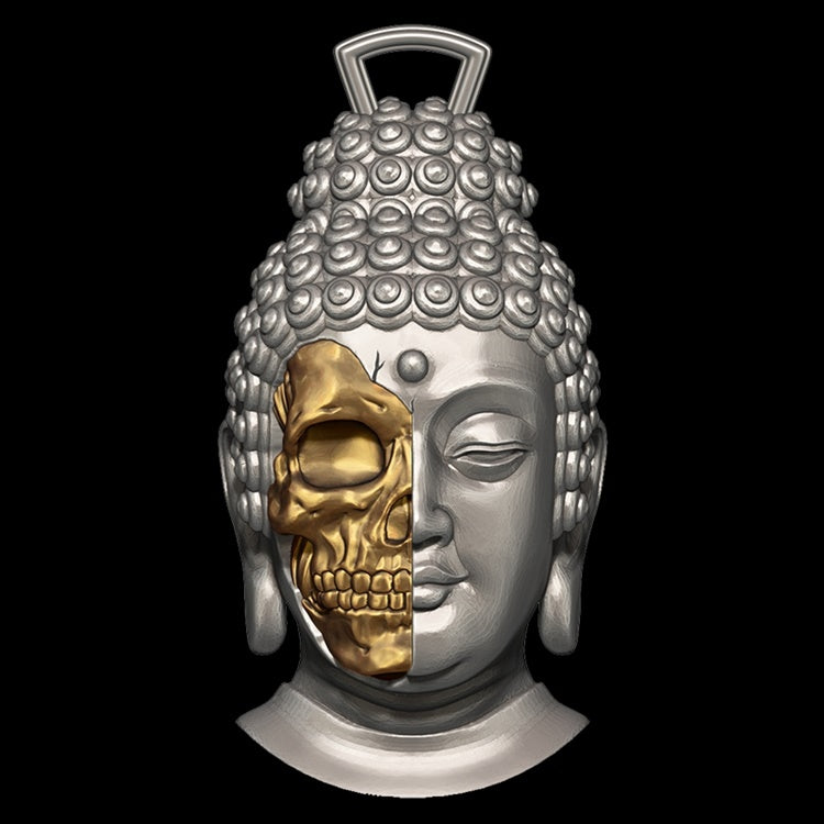 Impermanence Buddha Head Pendant