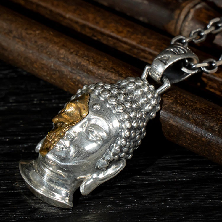 Impermanence Buddha Head Pendant