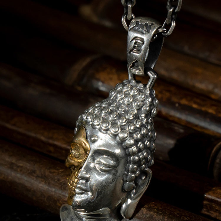 Impermanence Buddha Head Pendant